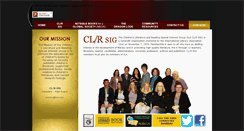 Desktop Screenshot of clrsig.org